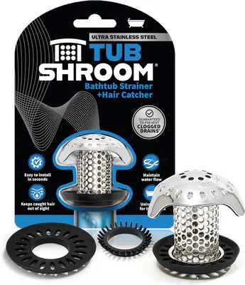 TubShroom Ultra Stainless Steel Drain Protector