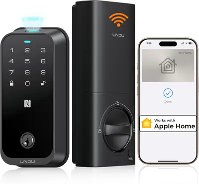 LNDU Smart Door Lock with Apple Home Key